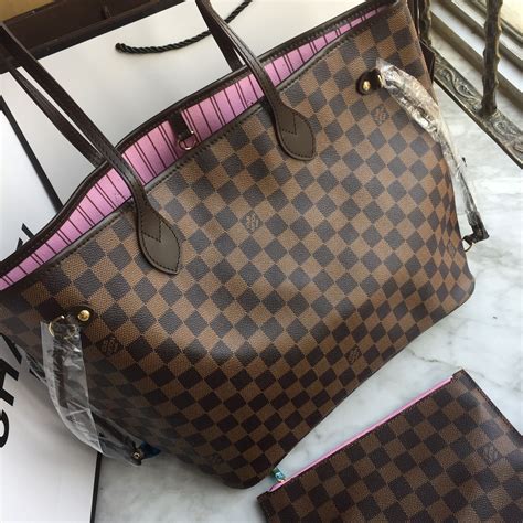 louis vuitton neverfull pink inside replica|louis vuitton neverfull tote.